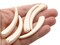8 53mm Vintage Ivory Colored Pointy Tooth Beads Or Plastic Claw Beads